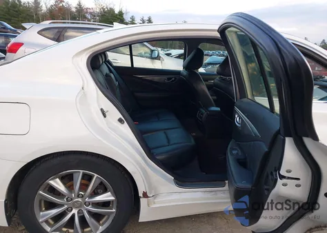 2014 Infiniti Q50 Premium from USA, damaged, VIN JN1BV7AR0EM701222